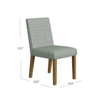 Chaise de salle à manger Parsons rembourrée classique HomePop - Paquet individuel