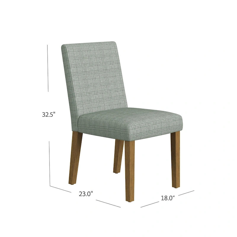 Chaise de salle à manger Parsons rembourrée classique HomePop - Paquet individuel