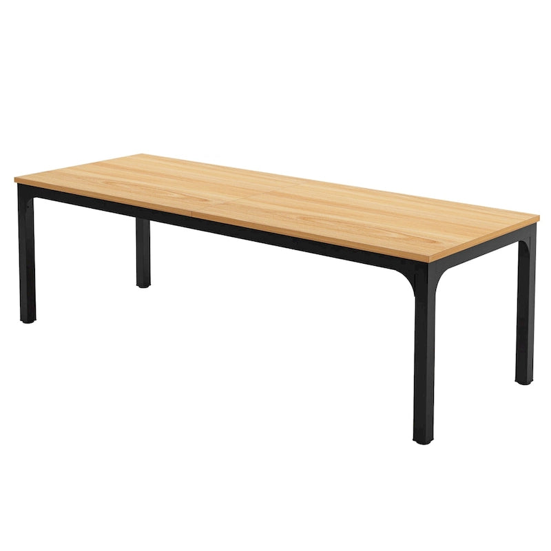 Bureau d'ordinateur extra long de 78,7 pouces pour 2 personnes