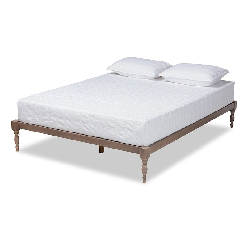 Cadre de lit plateforme Iseline moderne contemporain – Design de chambre minimaliste