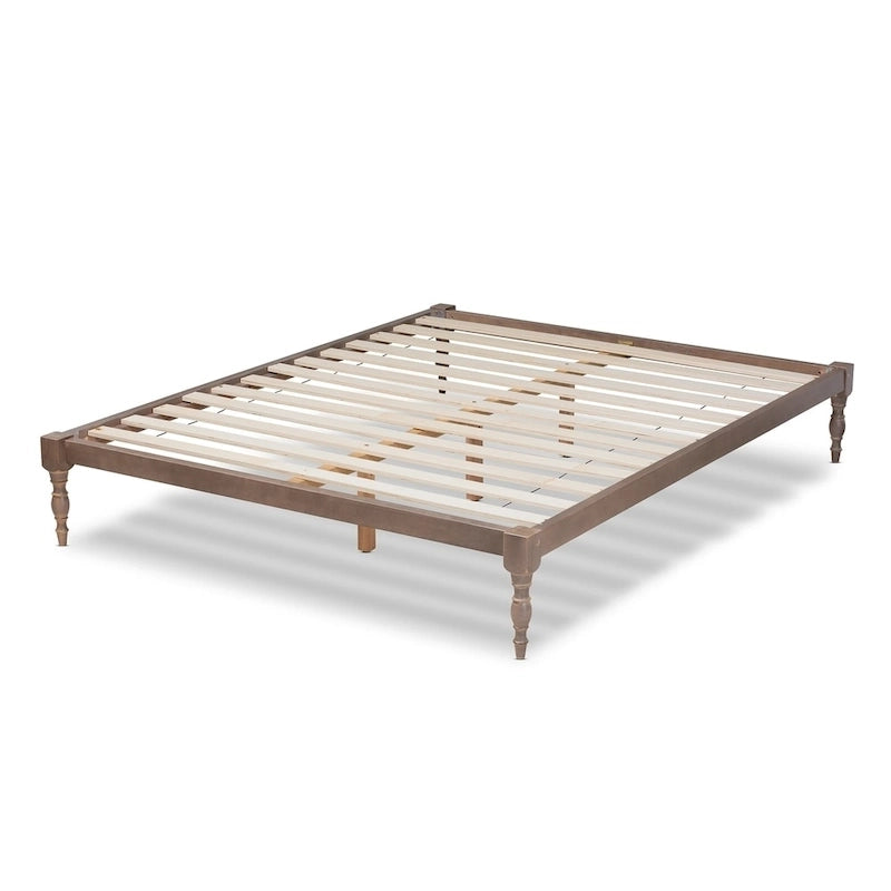 Cadre de lit plateforme Iseline moderne contemporain – Design de chambre minimaliste