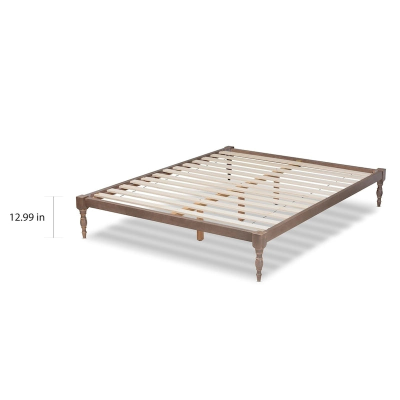 Cadre de lit plateforme Iseline moderne contemporain – Design de chambre minimaliste