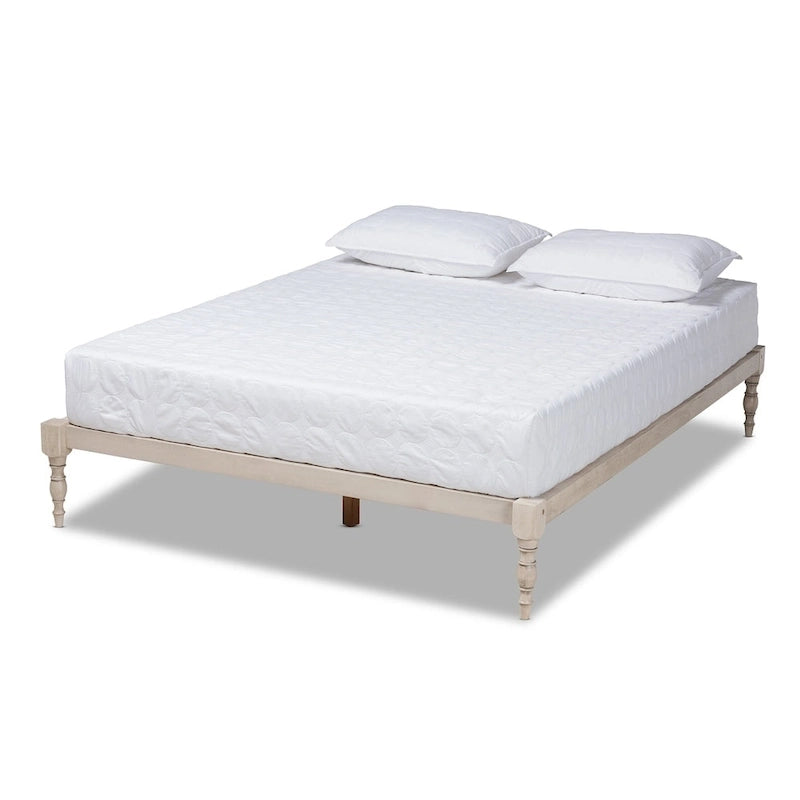 Cadre de lit plateforme Iseline moderne contemporain – Design de chambre minimaliste