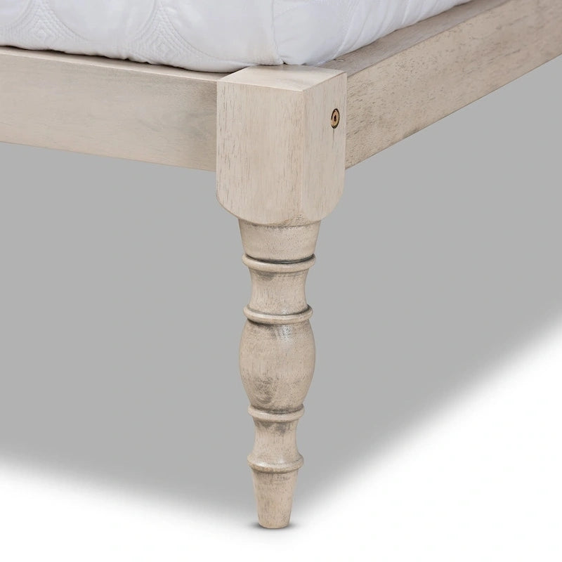 Cadre de lit plateforme Iseline moderne contemporain – Design de chambre minimaliste