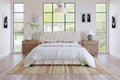 King Upholstered Platform Bed