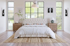 King Upholstered Platform Bed