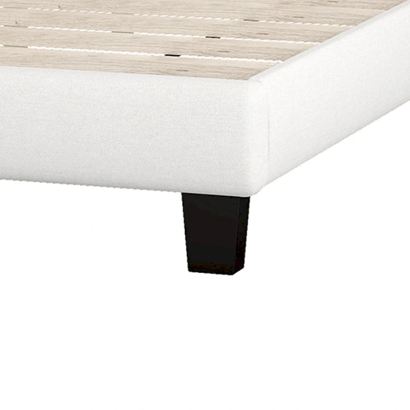 Lit plateforme King capitonné