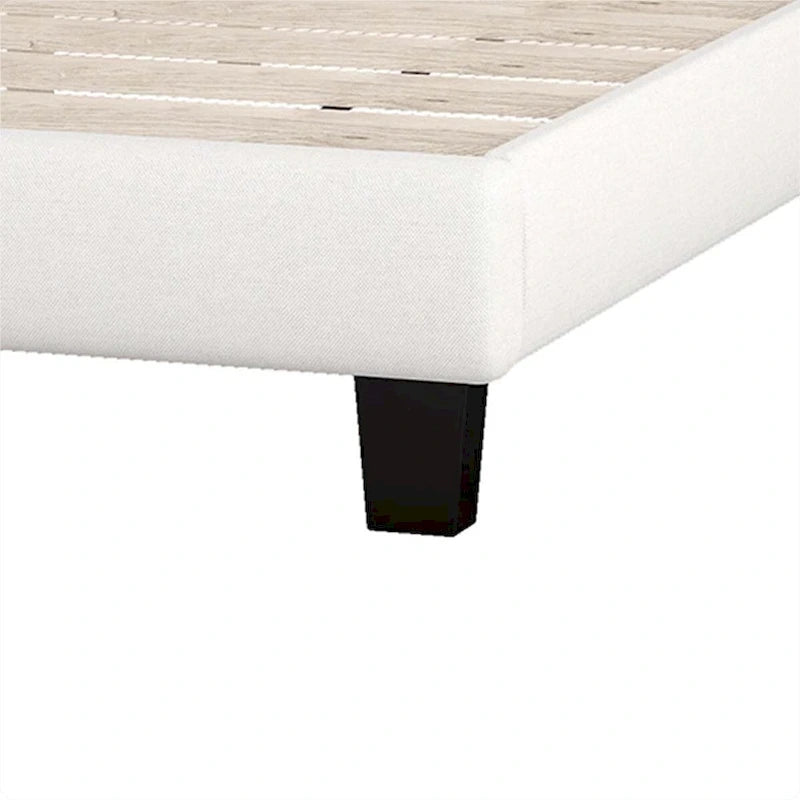 Lit plateforme King capitonné