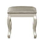 Coiffeuse avec miroir relevable et tabouret