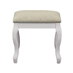 Coiffeuse avec miroir relevable et tabouret