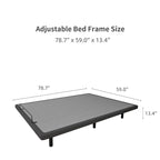 Sommier réglable ESHINE, avec fonction massage