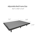 Sommier réglable ESHINE, avec fonction massage