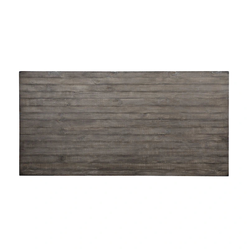 Table de salle à manger rustique antique blanc de 200 cm de hauteur de comptoir – 6 places