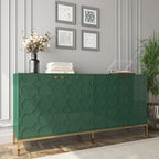 Clihome Storage High Gloss Entertainment Centers TV Stand, Sideboard