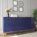 Meuble TV et buffet Clihome Storage, finition brillante