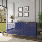 Meuble TV et buffet Clihome Storage, finition brillante