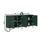 Meuble TV et buffet Clihome Storage, finition brillante