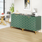 Buffet de salle à manger moderne avec rangement (lot de 2)