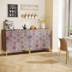 Buffet de salle à manger moderne avec rangement (lot de 2)