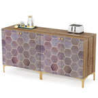 Buffet de salle à manger moderne avec rangement (lot de 2)