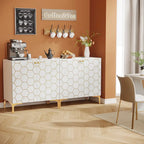 Buffet de salle à manger moderne avec rangement (lot de 2)