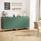 Buffet de salle à manger moderne avec rangement (lot de 2)
