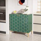 Buffet de salle à manger moderne avec rangement (lot de 2)