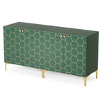 Buffet de salle à manger moderne avec rangement (lot de 2)