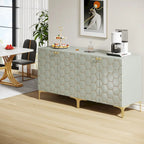 Buffet de salle à manger moderne avec rangement (lot de 2)