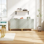 Buffet de salle à manger moderne avec rangement (lot de 2)