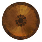 HomeRoots 24 Table d'appoint ronde en bois manufacturé frêne olive et marron moyen avec tiroir - 20