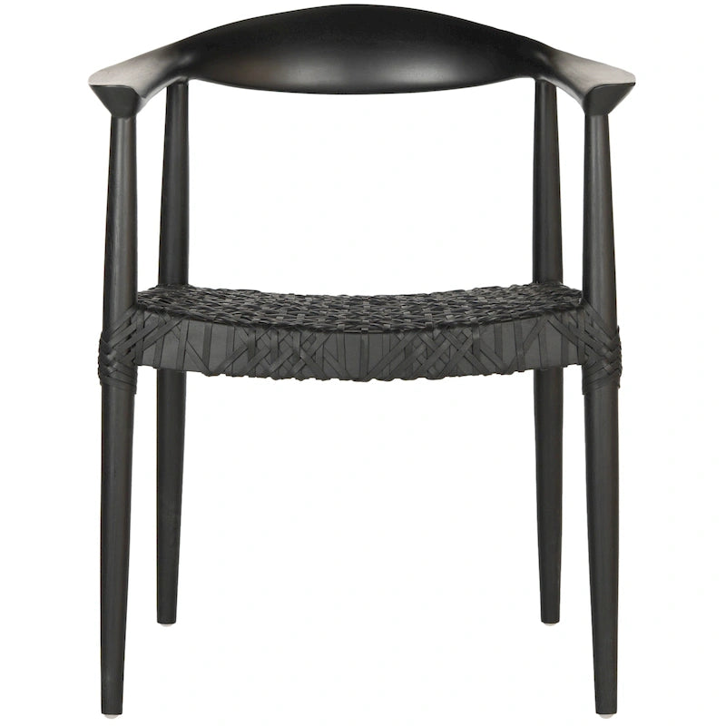 Chaise de salle à manger moderne avec accoudoirs – 63,5 cm L x 48,3 cm P x 78,7 cm H