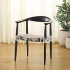 Chaise de salle à manger moderne avec accoudoirs – 63,5 cm L x 48,3 cm P x 78,7 cm H