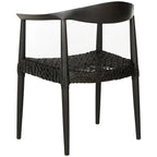 Chaise de salle à manger moderne avec accoudoirs – 63,5 cm L x 48,3 cm P x 78,7 cm H