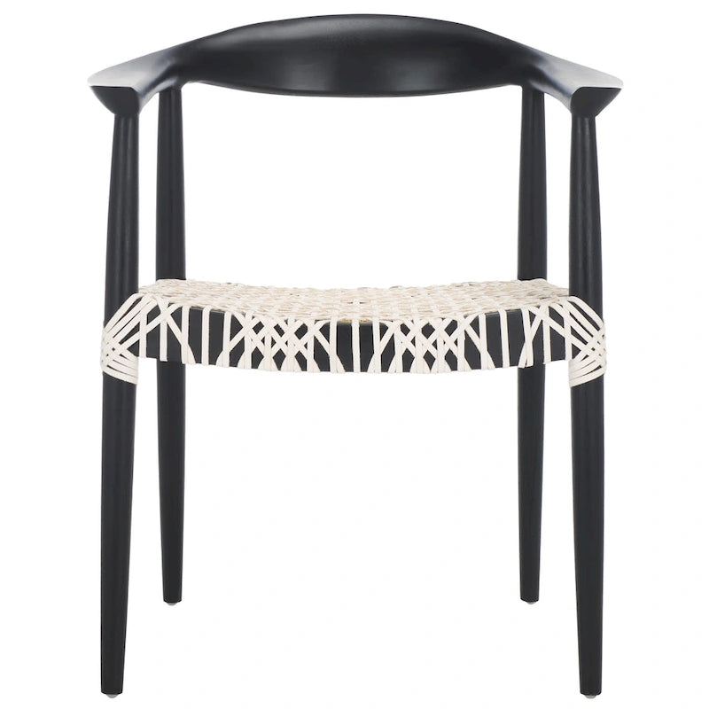 Chaise de salle à manger moderne avec accoudoirs – 63,5 cm L x 48,3 cm P x 78,7 cm H