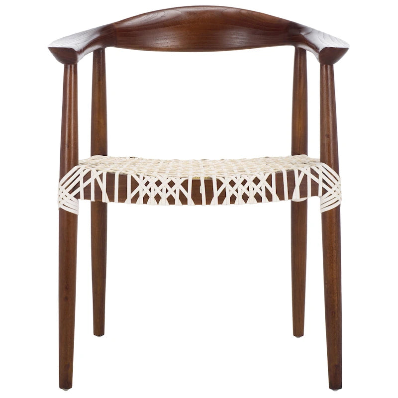 Chaise de salle à manger moderne avec accoudoirs – 63,5 cm L x 48,3 cm P x 78,7 cm H