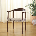 Chaise de salle à manger moderne avec accoudoirs – 63,5 cm L x 48,3 cm P x 78,7 cm H