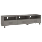 vidaXL Meuble TV Console Meuble TV Commode HAMAR en Bois de Pin Massif - 62.2x15.7x15.7