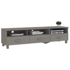 vidaXL Meuble TV Console Meuble TV Commode HAMAR en Bois de Pin Massif - 62.2x15.7x15.7