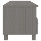 vidaXL Meuble TV Console Meuble TV Commode HAMAR en Bois de Pin Massif - 62.2x15.7x15.7