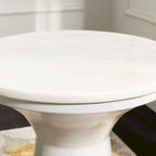 Table d'appoint piédestal Nevada – Table d'appoint d'appoint de 16"L x 16"P x 22"H