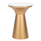 Table d'appoint piédestal Nevada – Table d'appoint d'appoint de 16"L x 16"P x 22"H