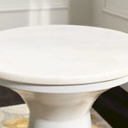 Table d'appoint piédestal Nevada – Table d'appoint d'appoint de 16"L x 16"P x 22"H