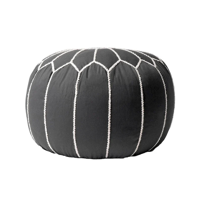 Pouf ottoman Nuloom en coton classique marocain