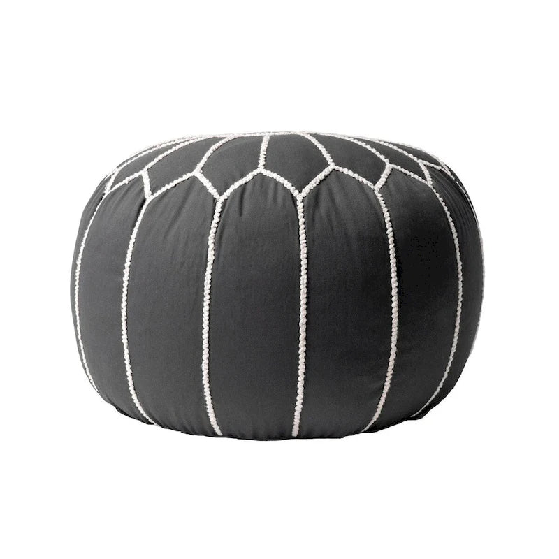 Pouf ottoman Nuloom en coton classique marocain