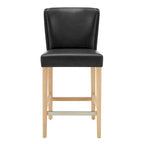 Tabouret de comptoir en similicuir Albie KD