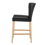 Tabouret de comptoir en similicuir Albie KD