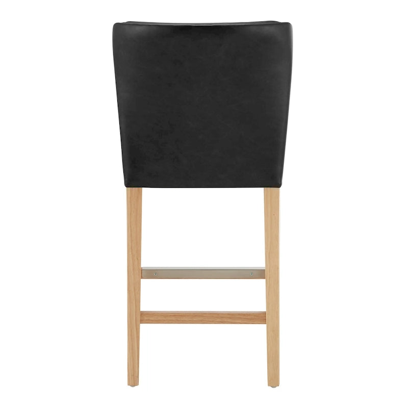 Tabouret de comptoir en similicuir Albie KD