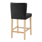 Tabouret de comptoir en similicuir Albie KD