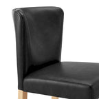 Tabouret de comptoir en similicuir Albie KD